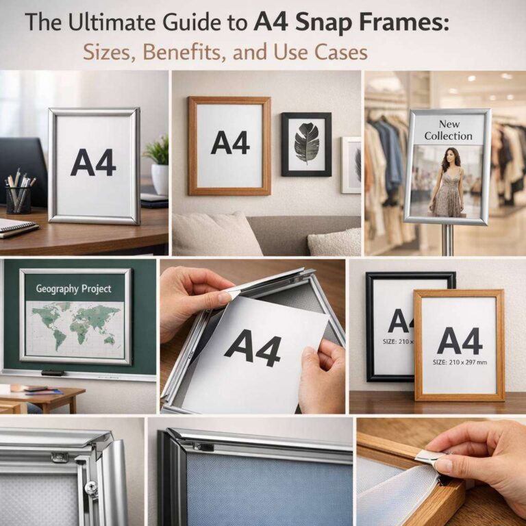 The Ultimate Guide to A4 Snap Frames: Sizes, Benefits, and Use Cases ...