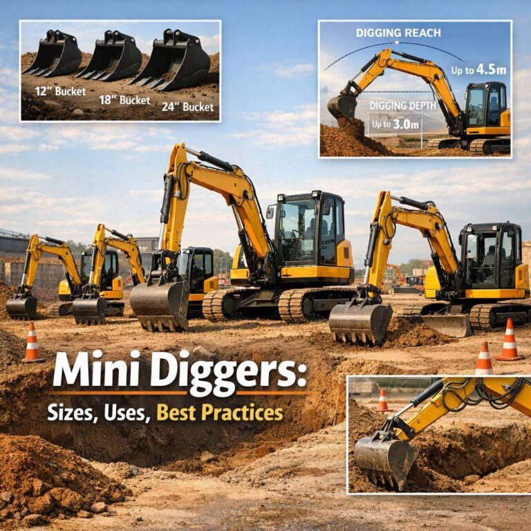 Using A Mini Digger The Ultimate Guide to Mini Diggers: Sizes, Uses, and Best Practices - B ...